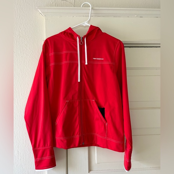 Red new balance zip up - Picture 2 of 5